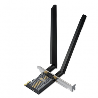 Трехдиапазонный беспроводной PCI Express-адаптер TP-LINK ARCHER TBE400E BE6500 Wi-Fi 7 с поддержкой Bluetooth 5.4 Трехдиапазонный беспроводной PCI Express-адаптер TP-LINK ARCHER TBE400E BE6500 Wi-Fi 7 с поддержкой Bluetooth 5.4